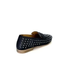 Masculin|Mocassins<Ivoire0401a Mocassins Ivoire 500.1000 Cuir Noir