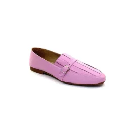 Basic|Mocassins<Ivoire-354 Mocassins Ivoire 150870 Cuir Rose