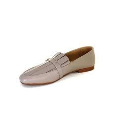 Basic|Mocassins<Ivoire-354 Mocassins Ivoire 150870 Cuir Taupe