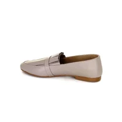 Basic|Mocassins<Ivoire-354 Mocassins Ivoire 150870 Cuir Taupe