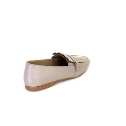 Basic|Mocassins<Ivoire-354 Mocassins Ivoire 150870 Cuir Taupe
