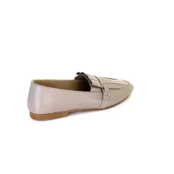 Basic|Mocassins<Ivoire-354 Mocassins Ivoire 150870 Cuir Taupe