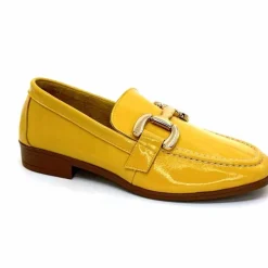 Masculin|Mocassins<382-ivoire Mocassins Ivoire 30303 Cuir Vernis Jaune