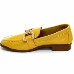 Masculin|Mocassins<382-ivoire Mocassins Ivoire 30303 Cuir Vernis Jaune