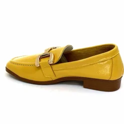 Masculin|Mocassins<382-ivoire Mocassins Ivoire 30303 Cuir Vernis Jaune