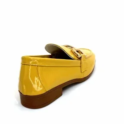 Masculin|Mocassins<382-ivoire Mocassins Ivoire 30303 Cuir Vernis Jaune