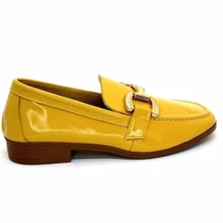 Masculin|Mocassins<382-ivoire Mocassins Ivoire 30303 Cuir Vernis Jaune