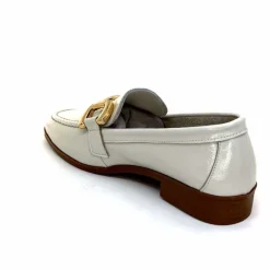 Masculin|Mocassins<382-ivoire Mocassins Ivoire 30303 Cuir Vernis Crème