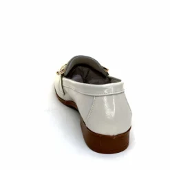 Masculin|Mocassins<382-ivoire Mocassins Ivoire 30303 Cuir Vernis Crème