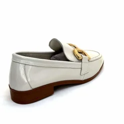 Masculin|Mocassins<382-ivoire Mocassins Ivoire 30303 Cuir Vernis Crème