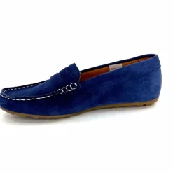 Basic|Mocassins<Ivoire0209b Mocassins Ivoire 11163 Daim Bleu