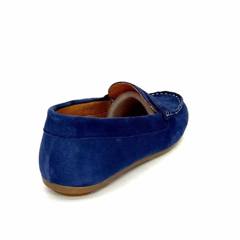 Basic|Mocassins<Ivoire0209b Mocassins Ivoire 11163 Daim Bleu