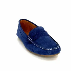 Basic|Mocassins<Ivoire0209b Mocassins Ivoire 11163 Daim Bleu