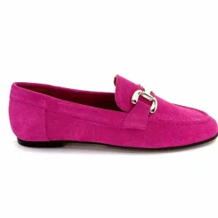 Basic|Mocassins<Ivoire0209b Mocassins Ivoire 12807 Daim Fuchsia Fushia