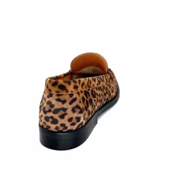 Animalier|Elégant<Ivoire0209b Mocassins Ivoire 13374 Daim Léo Léopard