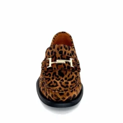 Animalier|Elégant<Ivoire0209b Mocassins Ivoire 13374 Daim Léo Léopard