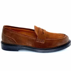 Masculin|Mocassins<Ivoire0156 Mocassins Ivoire 9000 Daim Faggio Marron