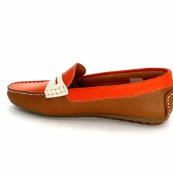 Fantaisie|Mocassins<Ivoire0209b Mocassins Ivoire 10322 Sauvage Cuir Marron Beige Orange