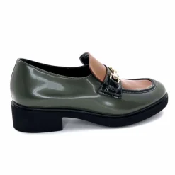 Bijoux|Mocassins<Ivoire0130a Mocassins Ivoire 845328 &amp; Marron Vert