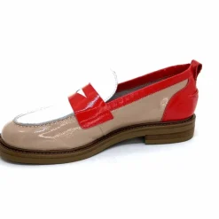 Masculin|Mocassins<Ivoire0104a Mocassins Ivoire A53115 Cuir Vernis Beige Blanc Corail