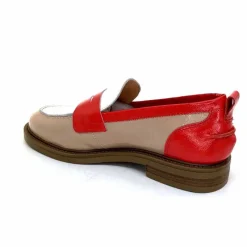 Masculin|Mocassins<Ivoire0104a Mocassins Ivoire A53115 Cuir Vernis Beige Blanc Corail