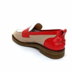 Masculin|Mocassins<Ivoire0104a Mocassins Ivoire A53115 Cuir Vernis Beige Blanc Corail