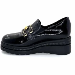 Compensées & Plateformes|Bijoux<Ivoire0130a Mocassins Ivoire 3a5452 Vernis Noir