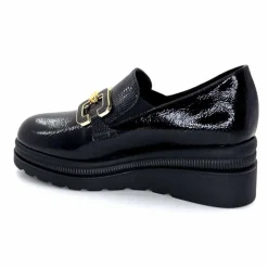 Compensées & Plateformes|Bijoux<Ivoire0130a Mocassins Ivoire 3a5452 Vernis Noir