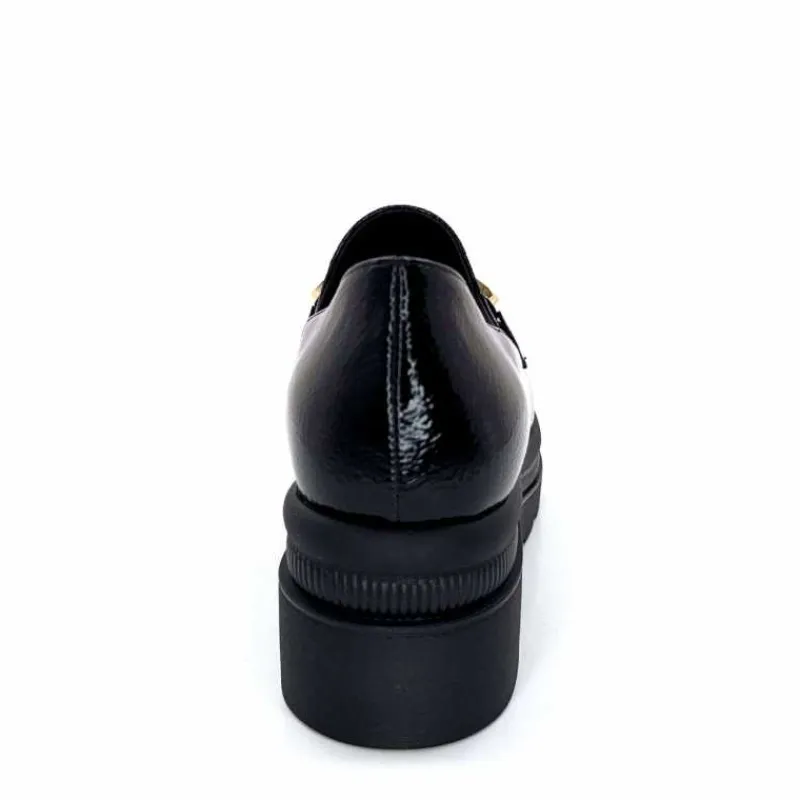 Compensées & Plateformes|Bijoux<Ivoire0130a Mocassins Ivoire 3a5452 Vernis Noir