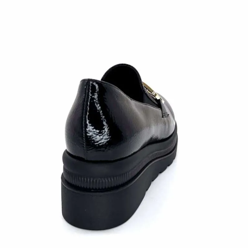 Compensées & Plateformes|Bijoux<Ivoire0130a Mocassins Ivoire 3a5452 Vernis Noir