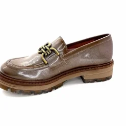 Masculin|Mocassins<Ivoire0036a Mocassins Ivoire Cv5055 Cuir Vernis Taupe