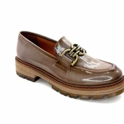 Masculin|Mocassins<Ivoire0036a Mocassins Ivoire Cv5055 Cuir Vernis Taupe