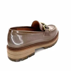 Masculin|Mocassins<Ivoire0036a Mocassins Ivoire Cv5055 Cuir Vernis Taupe