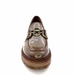 Masculin|Mocassins<Ivoire0036a Mocassins Ivoire Cv5055 Cuir Vernis Taupe