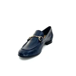 Décontracté|Mocassins<Ivoire0236a Mocassins Ivoire 54564dl Cuir Marine Bleu