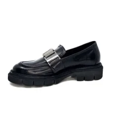 Masculin|Bijoux<Ivoire0347b Mocassins Ivoire K187 Cuir Noir