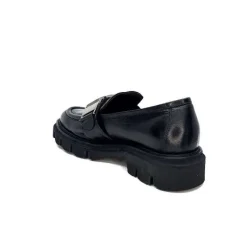 Masculin|Bijoux<Ivoire0347b Mocassins Ivoire K187 Cuir Noir
