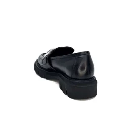 Masculin|Bijoux<Ivoire0347b Mocassins Ivoire K187 Cuir Noir