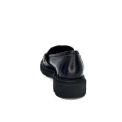 Masculin|Bijoux<Ivoire0347b Mocassins Ivoire K187 Cuir Noir