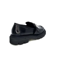 Masculin|Bijoux<Ivoire0347b Mocassins Ivoire K187 Cuir Noir