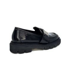 Masculin|Bijoux<Ivoire0347b Mocassins Ivoire K187 Cuir Noir
