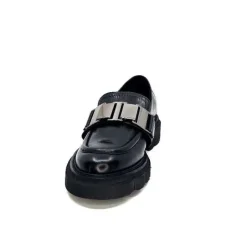 Masculin|Bijoux<Ivoire0347b Mocassins Ivoire K187 Cuir Noir