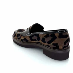 Animalier|Mocassins<Ivoire0347b Mocassins Ivoire K647M Daim Léo Marron