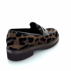 Animalier|Mocassins<Ivoire0347b Mocassins Ivoire K647M Daim Léo Marron