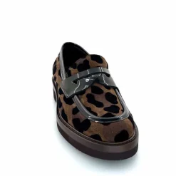 Animalier|Mocassins<Ivoire0347b Mocassins Ivoire K647M Daim Léo Marron