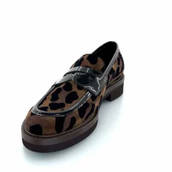 Animalier|Mocassins<Ivoire0347b Mocassins Ivoire K647M Daim Léo Marron