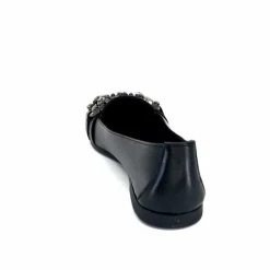 Bijoux|Basic<398-ivoire Mocassins Ivoire 1m23035 Cuir Noir