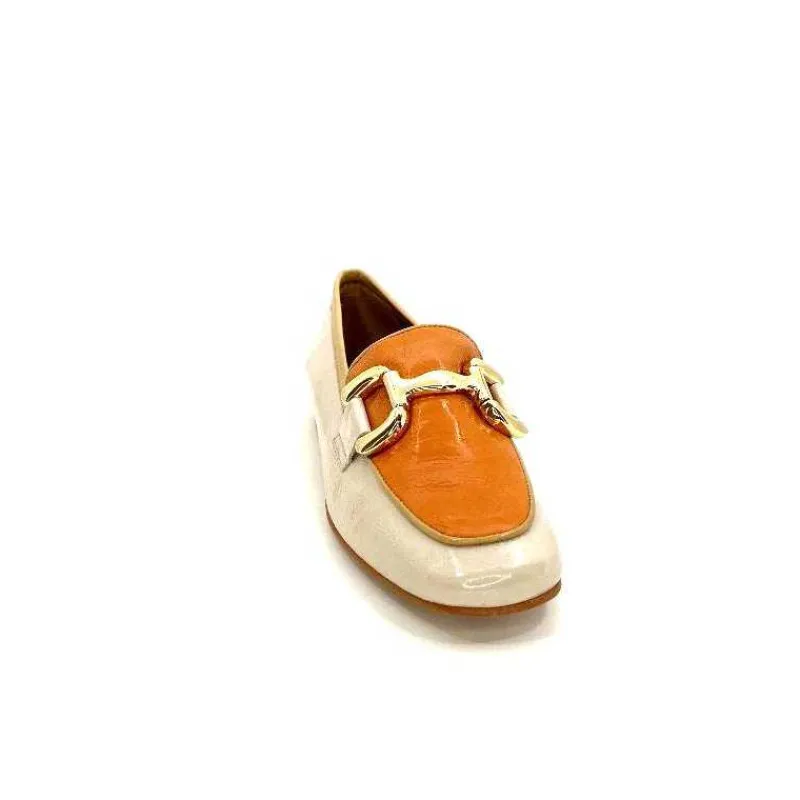 Elégant|Mocassins<JHay Mocassins 2213 Cuir Beige Orange