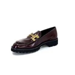 Masculin|Mocassins<JHay Mocassins 1155 Cuir Bordeaux