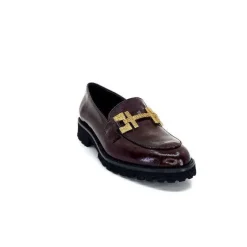 Masculin|Mocassins<JHay Mocassins 1155 Cuir Bordeaux
